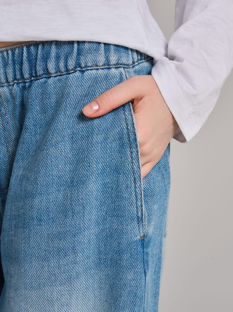 Джинсы Balloon на резинке