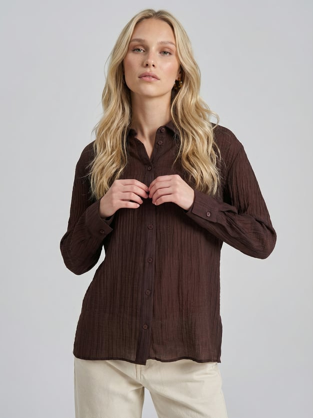 Рубашка летняя со шнуровкой на спине