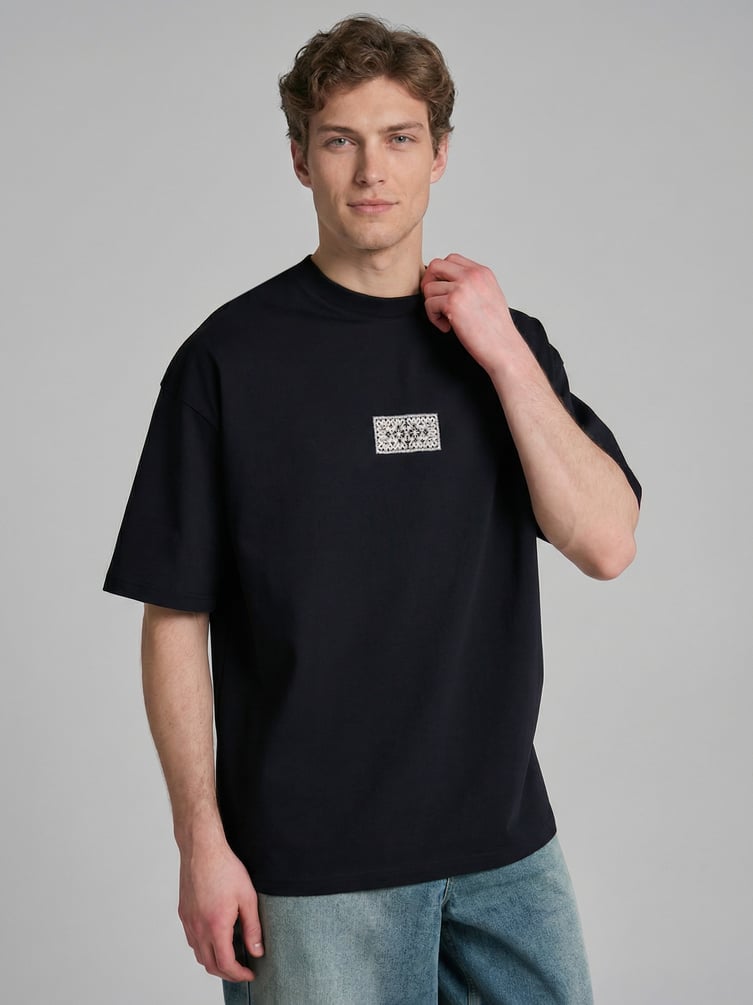 Футболка оверсайз с принтом Russian Vibes