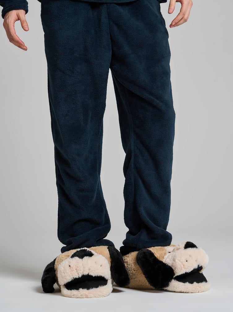 Плюшевые тапки собаки