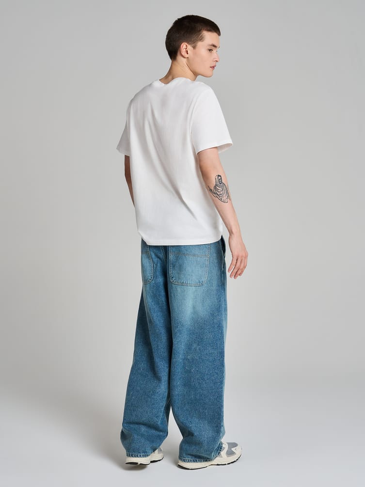 Хлопковая футболка с коротким рукавом