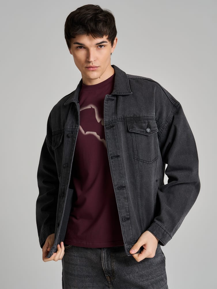 Футболка облегающая с принтом летучей мыши