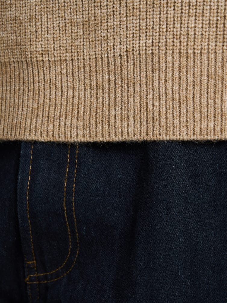 Джемпер вязаный теплый