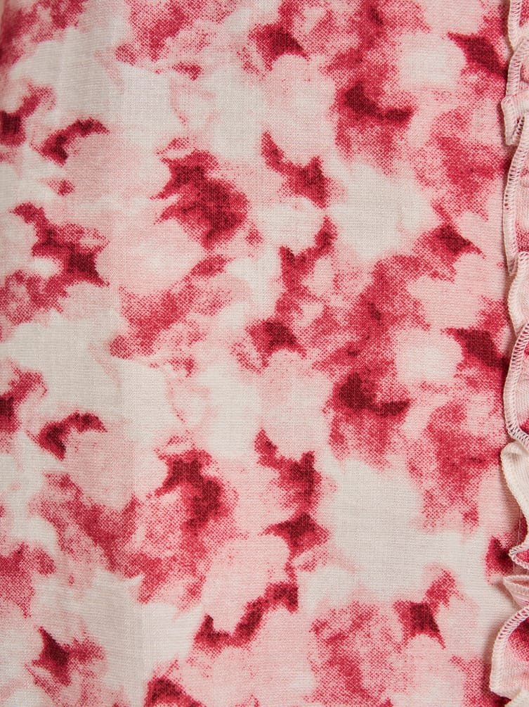 Сарафан мини с рюшами