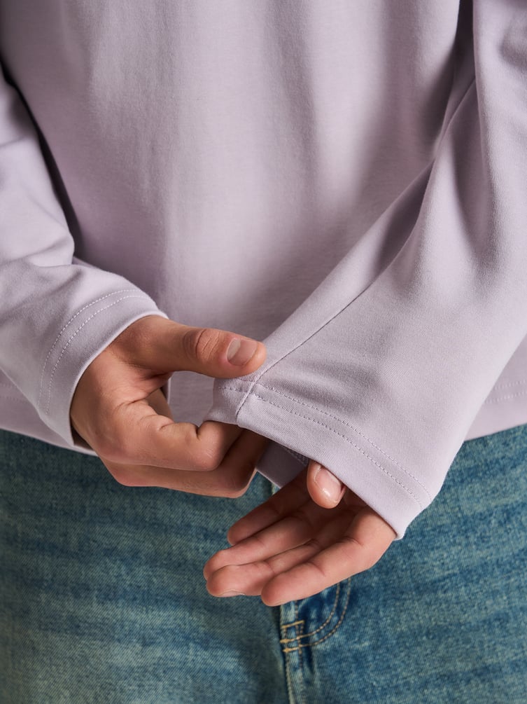 Поло с длинным рукавом